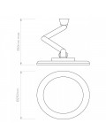 Зеркало с подсветкой Niimi Round LED 1163001 в интернет-магазине зеркальной мастерской ЗЕРКАЛА-М фото 1 